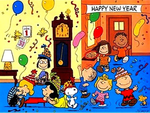 snoopy new year clipart - photo #37